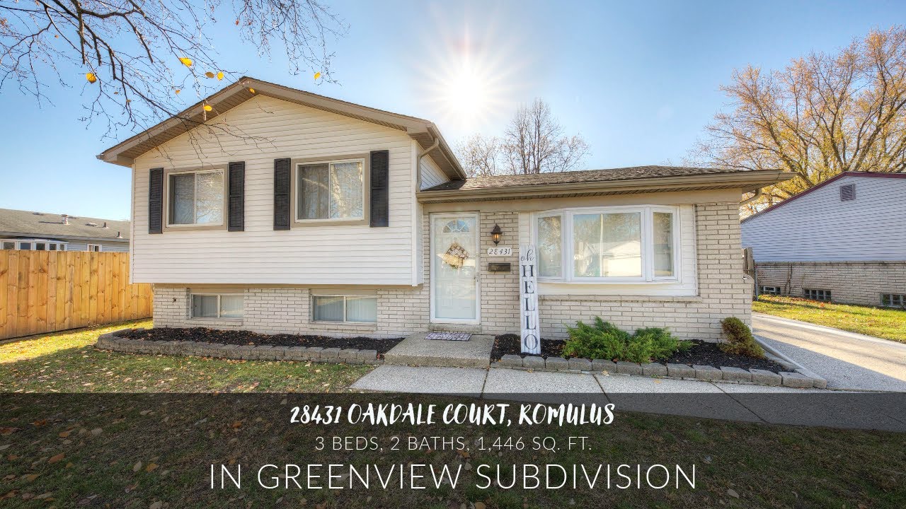 SOLD 28431 Oakdale Court, Romulus, MI MAIGA HOMES YouTube