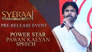 Power Star Pawan Kalyan Speech - Sye Raa Narasimha Reddy Pre Release Event