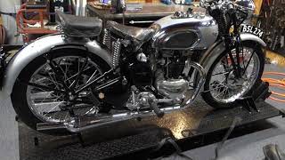 1940 Triumph T100. Fully restored by us about 8 years ago.