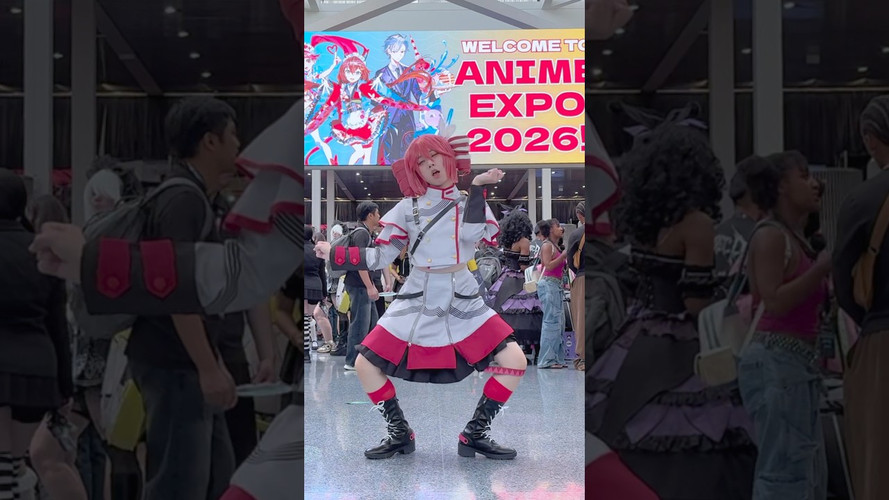 Brain Rot dance at Anime Expo Day 3! | Kasane  Teto Cosplay #teto  #cosplay #hamucotton #animeexpo