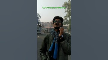 CCS University Meerut #ccsuniversity. #meerutvideo #ccsvideo #Letestccsu