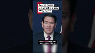 Marco Rubio Unpacks Iran's Nuclear Ambitions: The 'Why Now?' #News #Politics