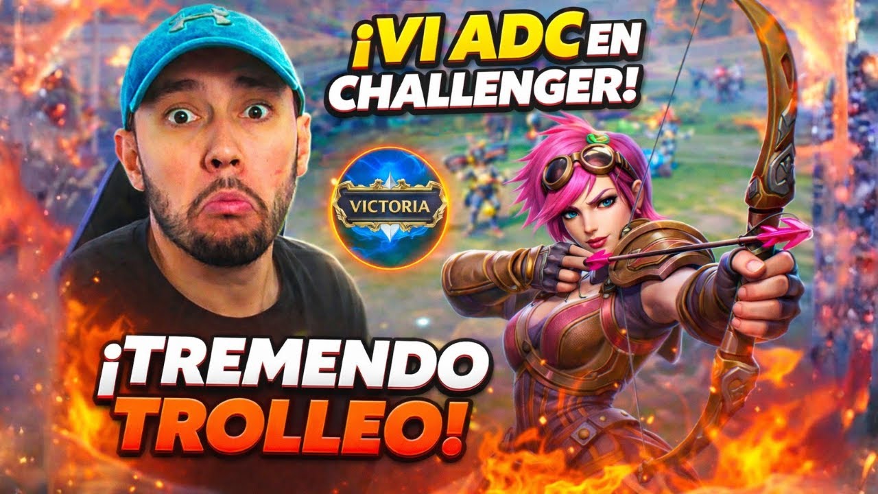 ¡VI ADC EN CHALLENGER, ME CARREARON ☠!