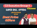 CS Executive Dec 2025 Group 1 Best Offers |CS Executive Group 1 Best Online Classes &amp; Video Lectures
