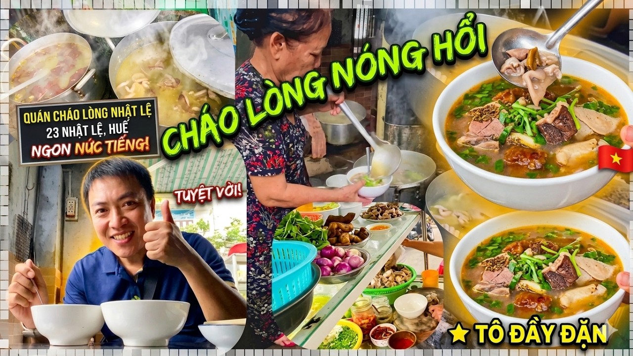 Cháo Lòng Nóng Hổi Nhật Lệ Gây Thương Nhớ Ngày Huế Mưa Lạnh