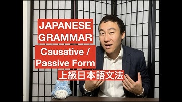 ADVANCED JAPANESE GRAMMAR - Causative And Passive Verb Forms - される (Part 1)