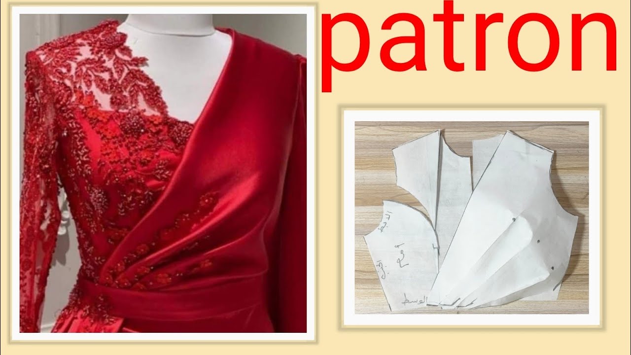 فستان سواريه كروازيه كسرات ستان مع الجيبير برنسيس