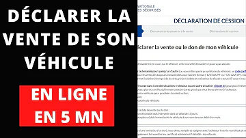 Comment déclarer la cession d'un tracteur agricole ?