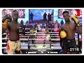 Combat kickboxing lentre spectaculaire de bou siteu et de laurent ndiago