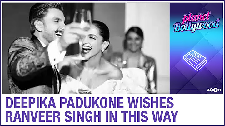 Deepika Padukone wishes Ranveer Singh on his birthday in THIS romantic way
