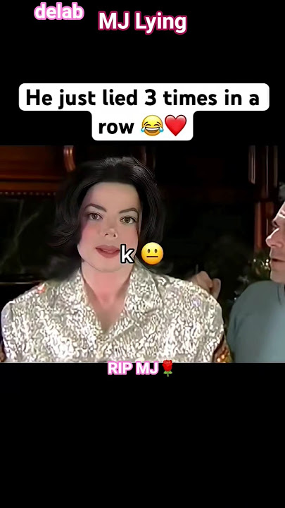Michael Jackson LIES. #delab #mj  #michaeljackson #interview #popmusic