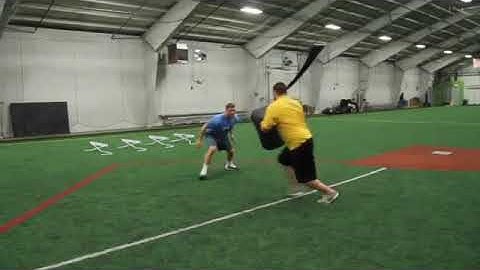 Shuffle  Shed Block to Form Tackle Right | Football | Linebacker | Playbook