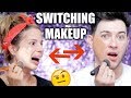 ME AND MY BEST FRIEND SWITCH MAKEUP!