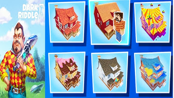 Dark Riddle - ALL SKINS HOUSES UNLOCKED - Android & iOS Game