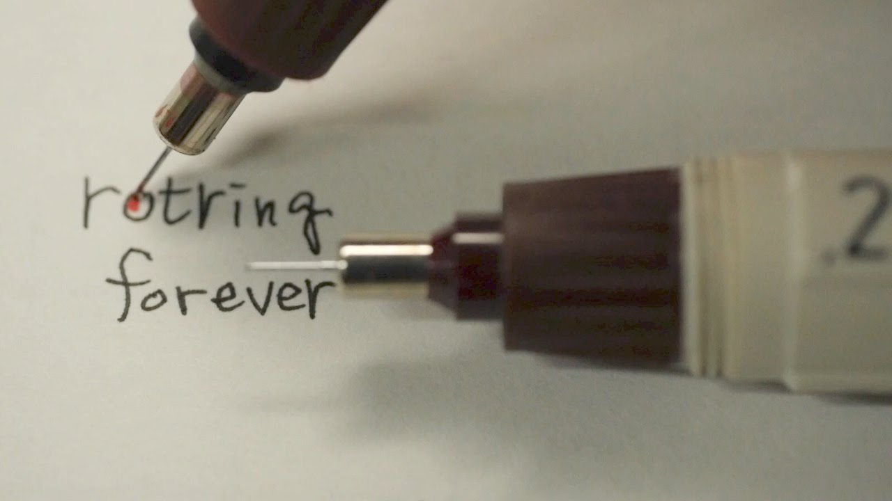 dr-701d rotring forever endangered writing utensils rotring Ufer! VLOG 112