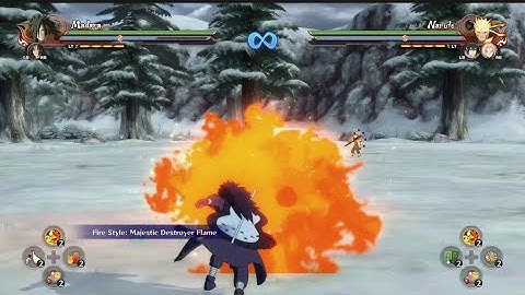 Naruto storm 4 all Madara fire styles