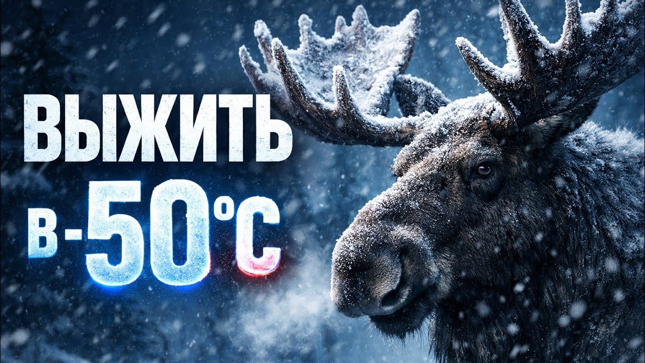 Как животные выживают при -50°C? Секреты зимней тайги