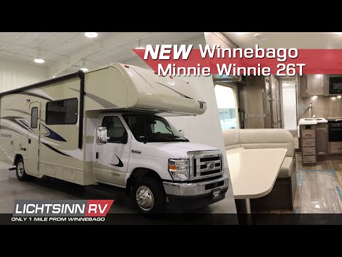 LichtsinnRV.com - New Winnebago Minnie Winnie and Spirit 26T with New Ford 7.3 L Safety Enhancements
