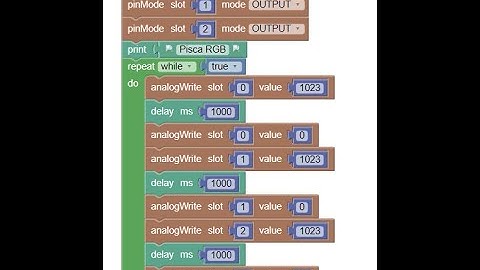 [Introdução IoT Cisco] - Laboratório Blockly
