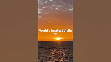 Day 9 Of Posting Your Favorite Song World S Smallest Violin By AJR 
