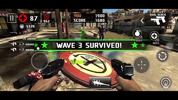 Dead Trigger 2 Gameplay - ARENA BATTLE SURVIVOR MISSION KILL 25 ZOMBIE WITH TRAP
