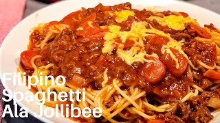 Filipino Spaghetti Ala Jollibee/How to make Filipino Style Spaghetti Recipe/Get Cookin'