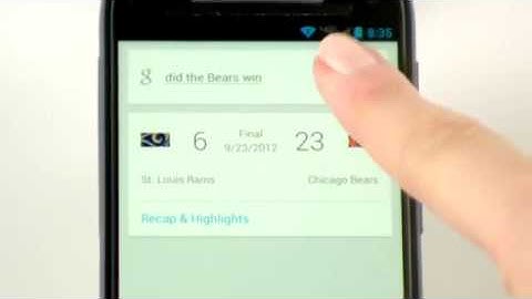 Google Voice Search - Android 4.2 Jelly Bean
