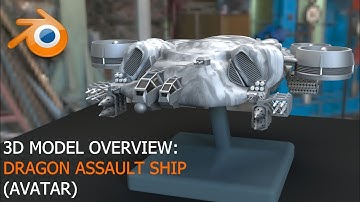 Dragon Assault Ship (Avatar) - 3D Model