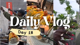 Daily Vlog | Day 18 of 90!  Rest Day! Growing veggies, deep cleaning, make dinner with me!