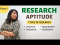 Research aptitude as per latest nta ugc net paper 1 syllabus part 1