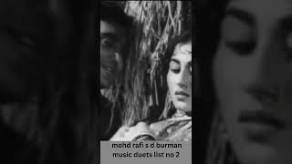 चाँद सा मुखड़ा क्यों शर्माया mohd rafi s d burman music duets list no 2#goldenera #sachindevburman