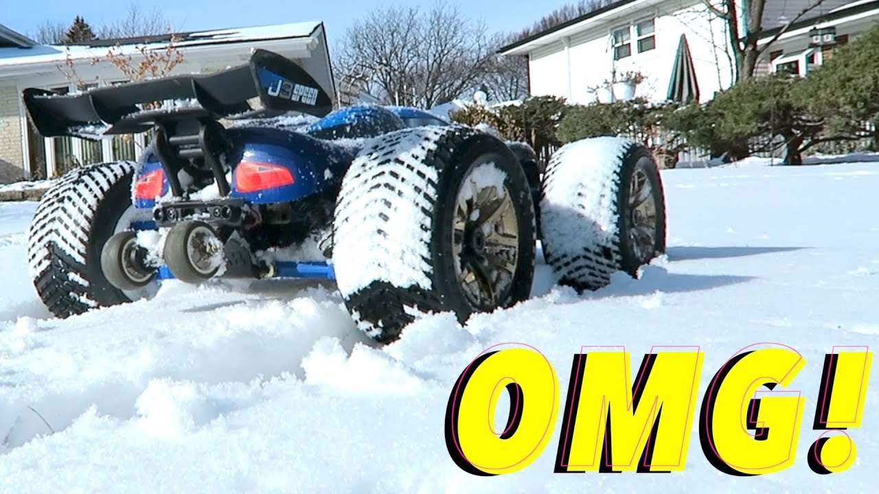 UNBOXING & SNOW BASHING! - 50+ MPH J3SPEED - 