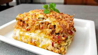 How to make Chicken Lasagna | Restaurant Style at home | By Swati Mohare | FoodBelly