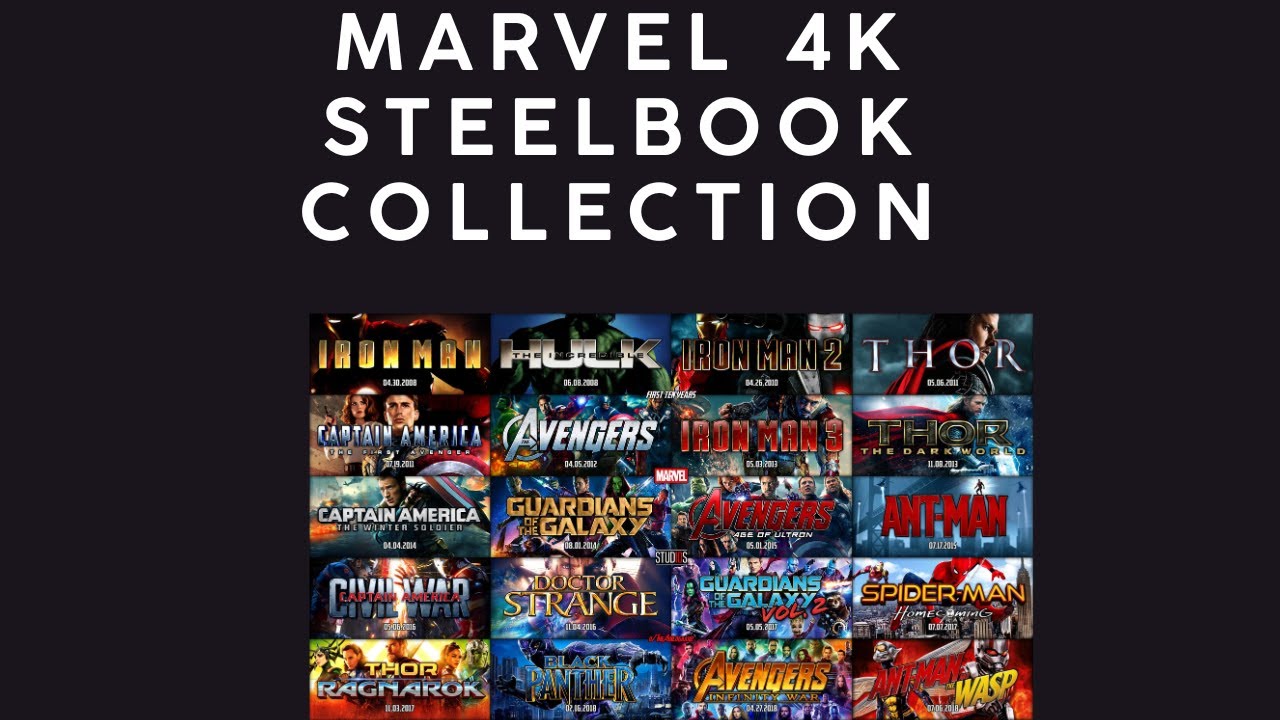 Marvel 4K Steelbook Collection 2025