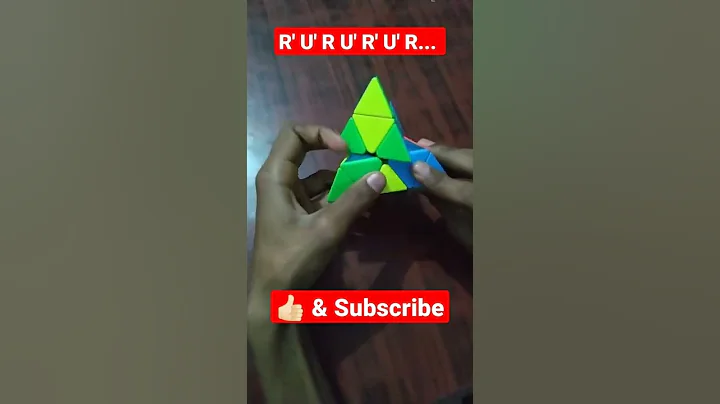 Pyraminx case 2nd tutorial. #shorts #cube #cuberji #pyraminx