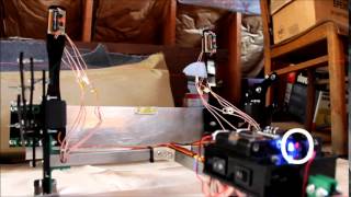 Laser levelling machine for screed
