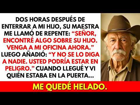 Dos horas después de enterrar a mi hijo, su maestra llamó  La persona que estaba allí… me destru