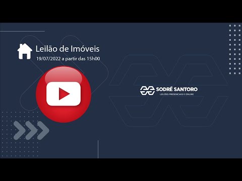 Leilão de Imóvel 19/07/2022 - SODRÉ SANTORO LEILÕES