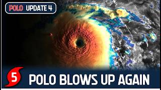 Hurricane Polo a Category 5 for the third time