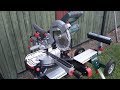 Test Kap och Gersåg - Review Mitre saw Metabo KGS 216 + stand KSU 251,  (eng. subtitles)