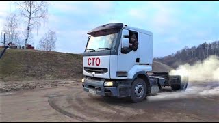 18+ | Дрифт На Грузовике - Так Делать Нельзя / Iveco Stralis 500 Drift - Бешеный Грузовик