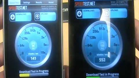 AccessoryGeeks: Benchmark T-Mobile G2 vs Samsung Epic 4G Internet Speed test