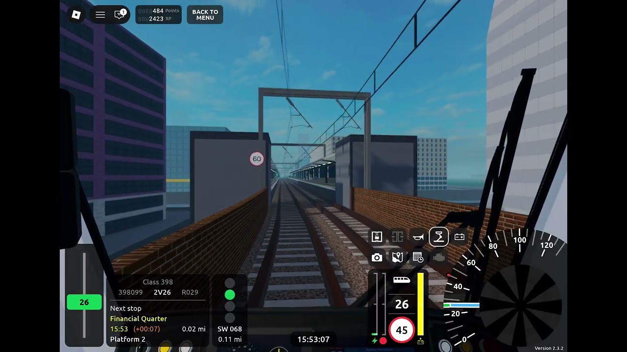 Driving R029 from Beechley To Stepford Victoria in a Metro Class 398 no.398099 | Roblox SCR