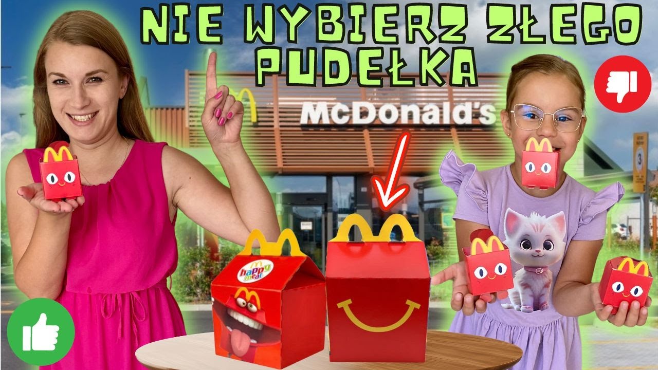 Nie wybierz złego zestawu Happy Meal z Mc'Donalds🍟 Nagrody, kary i wyzwania💖 Challenge🤩🔥