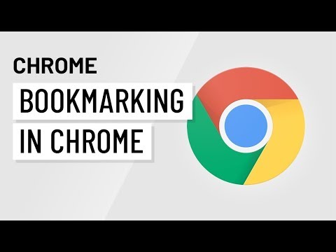 वीडियो: Google Chrome में विज़ुअल बुकमार्क कैसे बनाएं