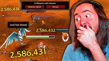 Asmongold Reacts to 2.5 Million Damage BROKEN ONESHOT | by Rextroy WoW