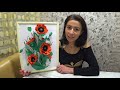 3Д картина из маков / 3d picture of poppies