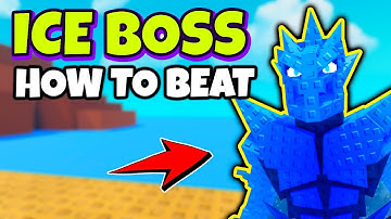 ICE BOSS Guide in PLANTS VS BRAINROTS Roblox - How to Beat the Ice Boss and Get Rewards