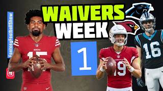 Week 1 Waiver Wire (Early); Panthers Cardinals Reactions