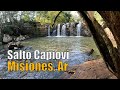 Salto Capioví, mágica cascada en Misiones. Paz, frescura, selva, agua cristalina.